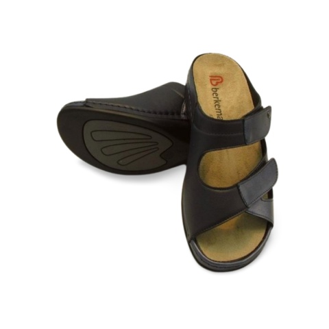 Klapki BERKEMANN 01027-371 Janna niebieskie