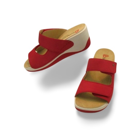 Klapki BERKEMANN 01201-234 Callista czerwone