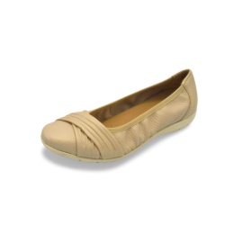 Balerina Caprice 9-22117-44 perłowe,skóra licowa