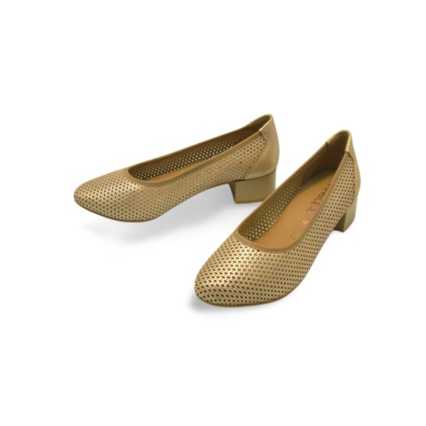 Czółenka Caprice 9-22501-44 metaliczny beż