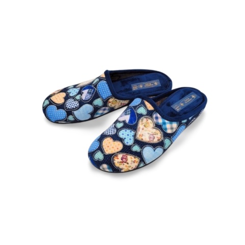 Kapcie SANITAL FLEX 25 Z30519X granatowe,tekstylne