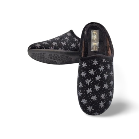 Kapcie SANITAL FLEX 25 Z31228X czarne,tekstylne