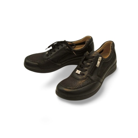 Półbuty Caprice 9-23723-44 czarne,skóra licowa+strecz