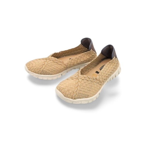 Półbuty Rock Spring Carioca beżowe,tekstylne