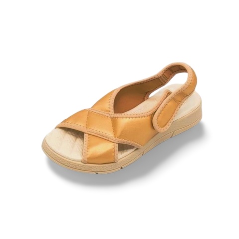Sandały PICCADILLY 571013-1 złote,tekstylne