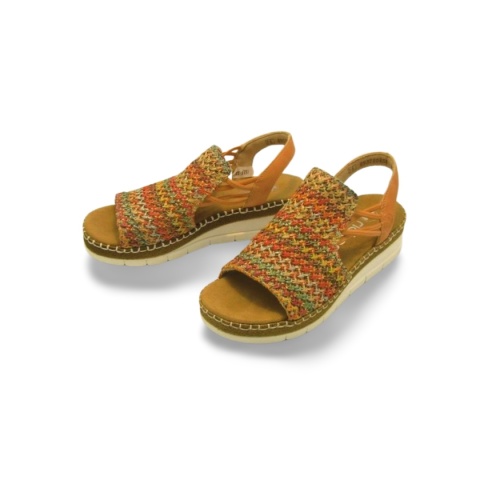 Sandały Rieker V1241-90 kolorowe,tekstylne
