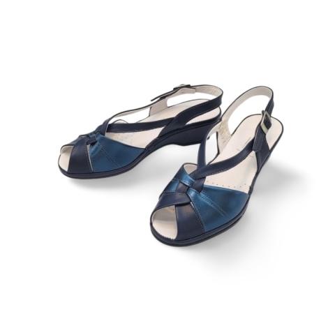 Sandały Suave 710233-05 niebieskie