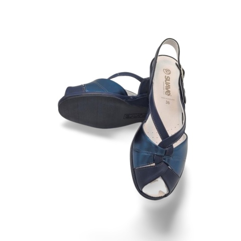 Sandały Suave 710233-05 niebieskie