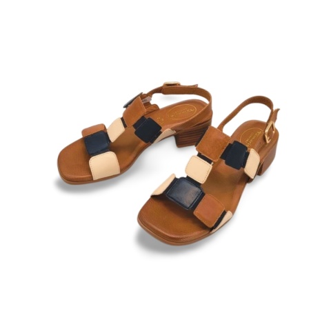 Sandały Tamaris 8-88203-42 brazowo/granatowe/beżowe