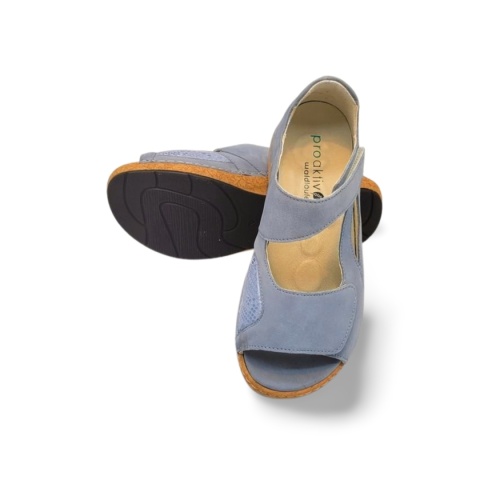 Sandały Waldlaufer 681K80 200 267 K-Heliett błękitne