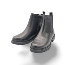 Botki Jana 8-25700-45 czarne wsuwane