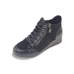 Botki Remonte R0773-05 botki czarne koturn