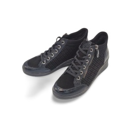 Botki Remonte R0773-05 botki czarne koturn