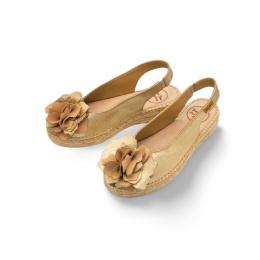 Espadryle Toni Pons ERICA-FA 64051000 złote,skóra licowa