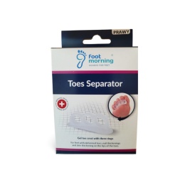 KAPS FOOT MORNING TOES SEPARATOR PRAWY, żelowy wałek podpalcowy z trzema pierścieniami