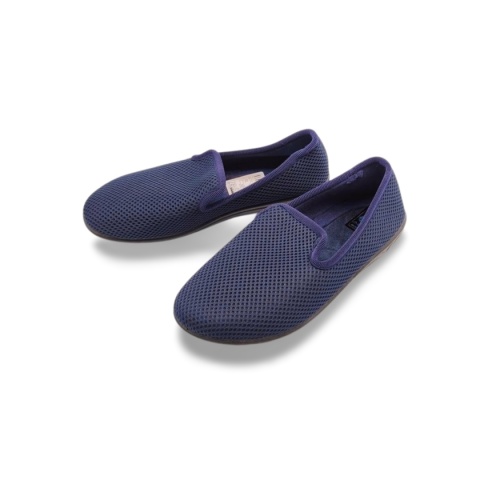 Kapcie Adanex 29476 granatowe,tekstylne Kapcie Adanex 29476 granatowe,tekstylne