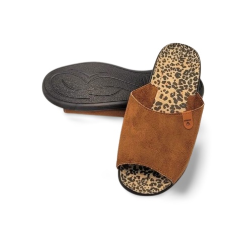 Kapcie Adanex Sara 28782 brązowe,tekstylne Kapcie Adanex Sara 28782 brązowe,tekstylne