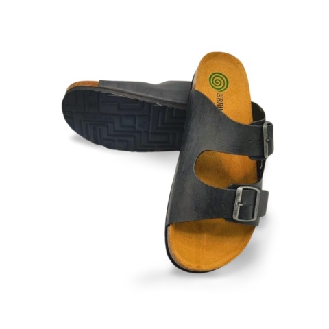 Klapki Dr Brinkmann 600275 9 grafitowe