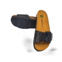 Klapki Dr Brinkmann 700677-01 czarne,skóra naturalna/ekologiczna