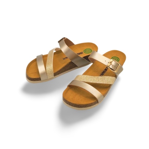 Klapki Dr Brinkmann 700753-82 złote