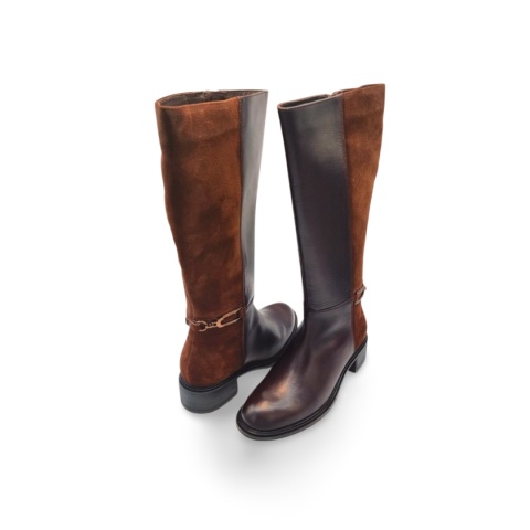 Kozaki ARA 1226102-03 brąz obcas