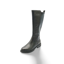 Kozaki Jana 8-25702-45 czarne płaskie