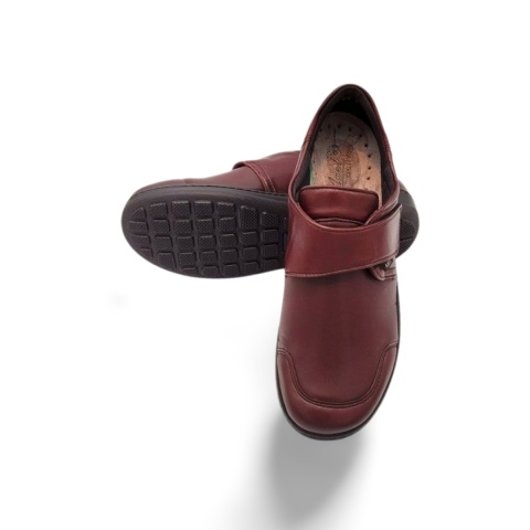 Półbuty AXEL 1705 bordowe