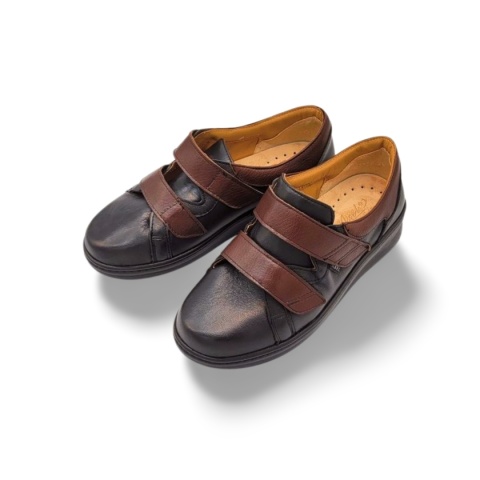 Półbuty AXEL 1952 czarne/brąz