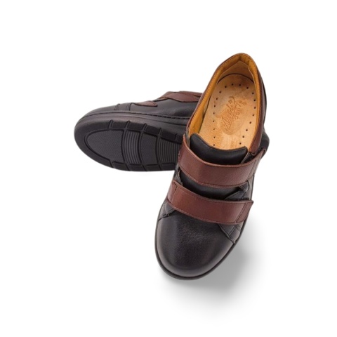 Półbuty AXEL 1952 czarne/brąz