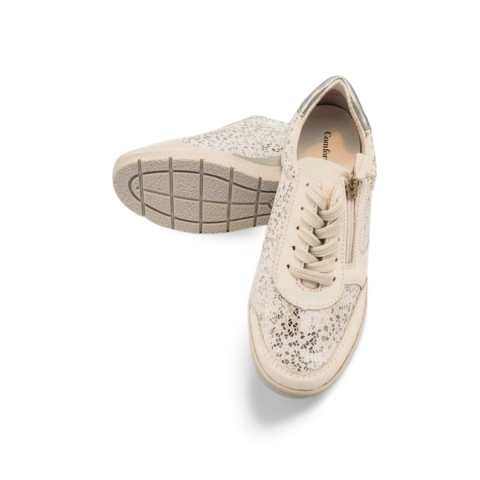 Półbuty COMFORTABEL 950333-03 białe/srebrne