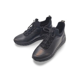 Półbuty Remonte D5977-01 czarne ściągacz