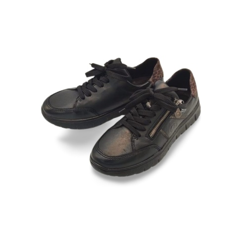 Półbuty Rieker TEX N1301-01 czarne