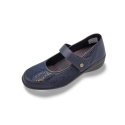 Półbuty Solidus 26551-80738 Hedda granatowe