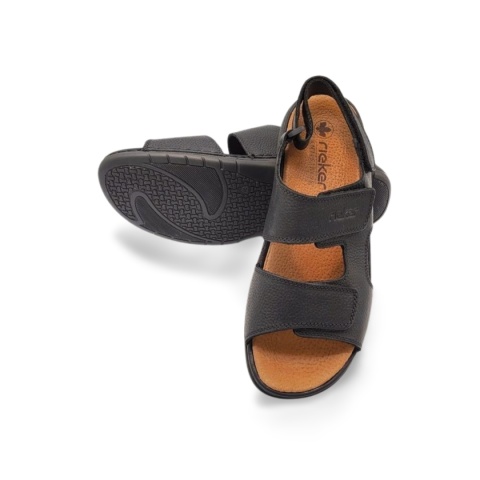 Sandały Rieker 25558-01 czarne