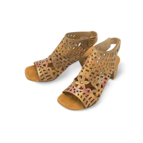 Sandały Rieker 64780-90 kolorowe,skóra ekologiczna