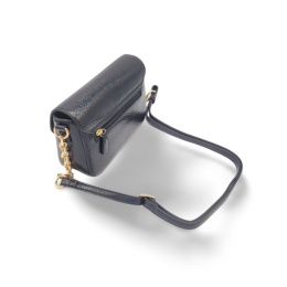 Torba L.Credi 1005487 Peja damska czarna wąż