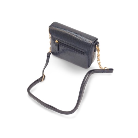 Torba L.Credi 1005487 Peja damska czarna wąż