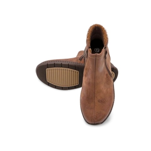 Botki Suave 25-990707-02 brąz