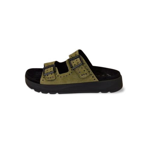 Klapki Caprice 9-27201-46-741 khaki