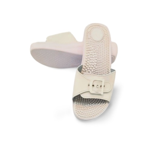 Klapki SANITAL FLEX KF-01 białe,skóra ekologiczna