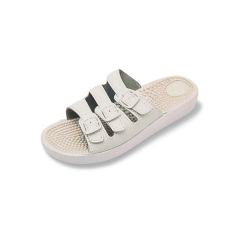 Klapki SANITAL FLEX KF-03 białe,skóra ekologiczna