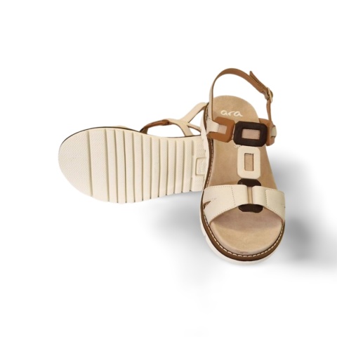 Sandały Ara 12-28136-09 Kent-Sport kremowe