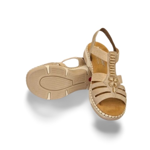 Sandały Rieker 66201-62 morelia ginger